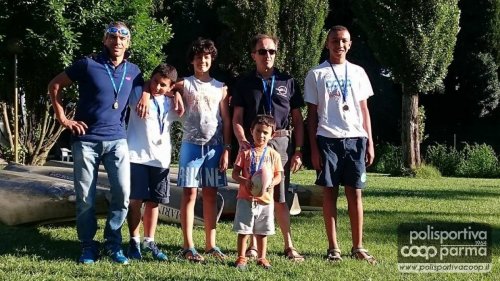 Gara Nazionale CanoaGiovani di Arrone: altre medaglie per la squadra Parma Canoa nella discesa sprint e discesa classica del 16 luglio sul fiume Nera