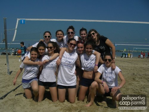 YOUNG VOLLEY ON THE BEACH